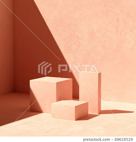 exhibition mock-up, display podium 89628529