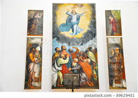 克羅地亞世界文化遺產杜布羅夫尼克大教堂提香祭壇畫 89629481