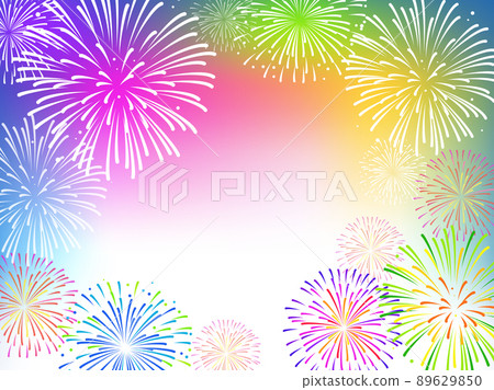 Fireworks frame 89629850