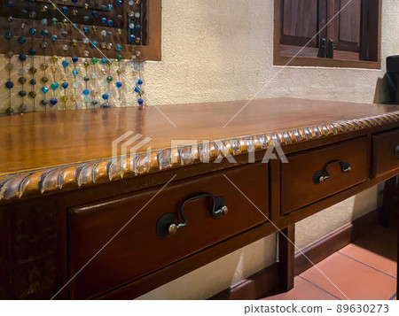 Antique decorative items decorate in restaurant 89630273