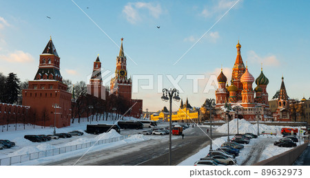 Moscow Kremlin and St Basil's Cathedral 89632973