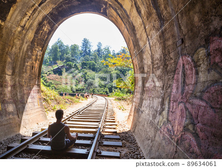 Tunnel in Sri Lanka Tunnel in Sri Lanka 89634061