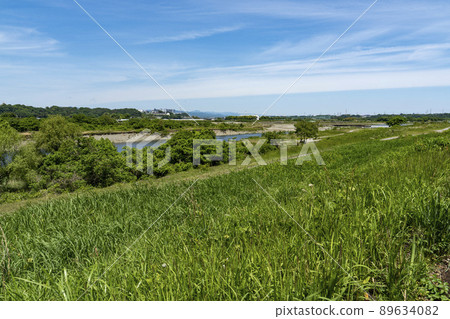 Scenery of the Sagami River flowing through Kanagawa Prefecture Scenery of the Sagami River flowing through Kanagawa Prefecture 89634082