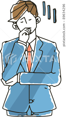 Disappointed businessman man in a suit Disappointed businessman man in a suit 89634296
