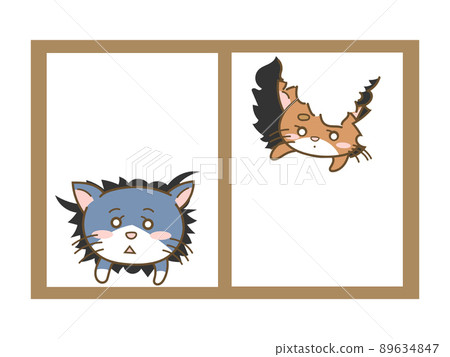 A cat that breaks a shoji A cat that breaks a shoji 89634847