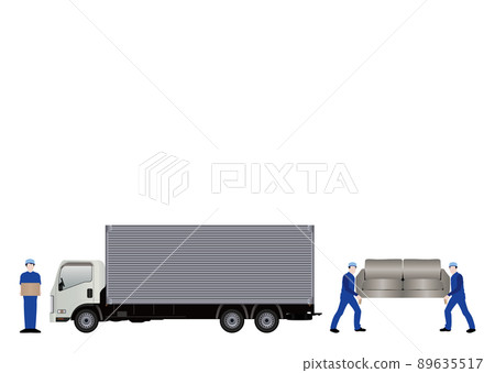 Moving and trucks 89635517