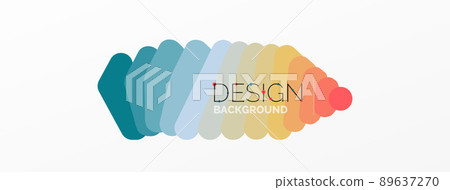 Background colorful shapes template. Wallpaper for concept of AI technology, blockchain, communication, 5G, science, business and technology 89637270