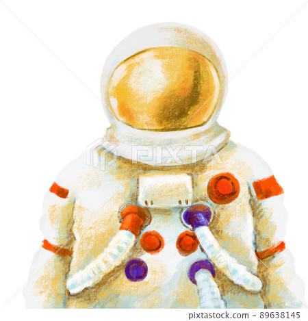 astronaut in futuristic spacesuit artistic sketh illustration painting style astronaut in futuristic spacesuit artistic sketh illustration painting style 89638145