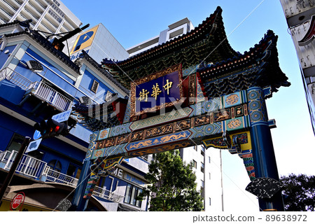 Choyomon that protects the eastern part of Yokohama Chinatown Choyomon that protects the eastern part of Yokohama Chinatown 89638972