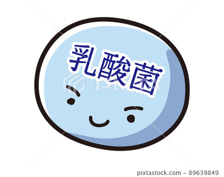 Illustration of lactic acid bacteria character 89639849