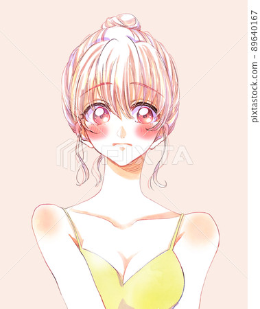 Young woman in camisole 89640167