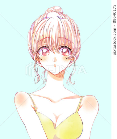 Young woman in camisole 89640175