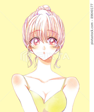 Young woman in camisole 89640177