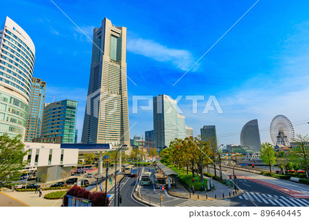 Cityscape from Sakuragicho Station Square, Yokohama City, Kanagawa Prefecture Yokohama Landmark Tower Cityscape from Sakuragicho Station Square, Yokohama City, Kanagawa Prefecture Yokohama Landmark Tower 89640445