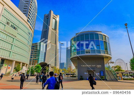 Cityscape from Sakuragicho Station Square, Yokohama City, Kanagawa Prefecture YOKOHAMA AIR CABIN Cityscape from Sakuragicho Station Square, Yokohama City, Kanagawa Prefecture YOKOHAMA AIR CABIN 89640456