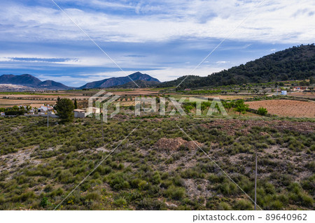 Landscape view in Canada De La Lena, Murcia region in Spain 89640962