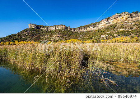The Una lagoon, a lagoon located in the town of Una, in the province of Cuenca, Castilla La Mancha, Spain The Una lagoon, a lagoon located in the town of Una, in the province of Cuenca, Castilla La Mancha, Spain 89640974