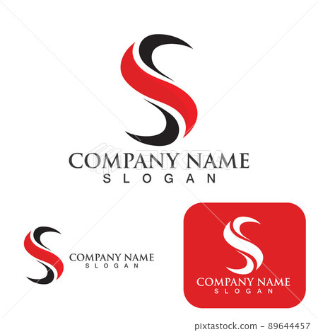 S letter logo Business corporate 89644457
