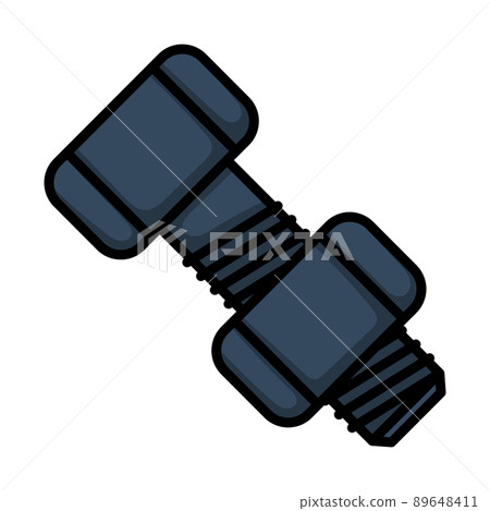Icon Of Bolt And Nut 89648411