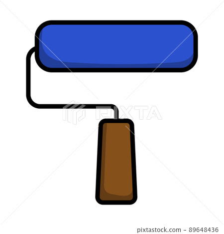Icon Of Construction Paint Brushes 89648436
