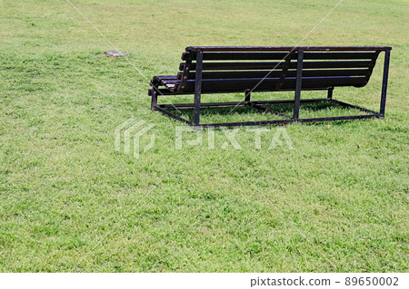 Bench on the lawn Bench on the lawn 89650002