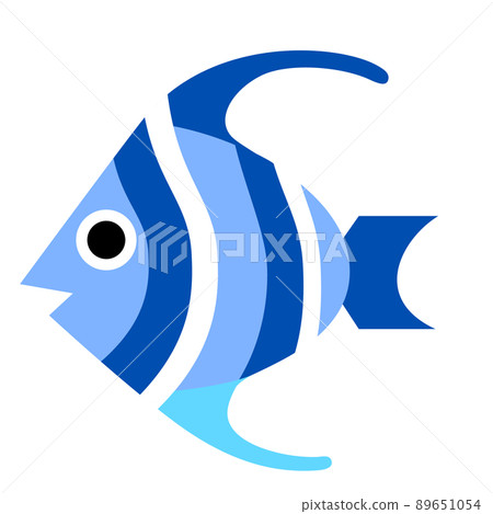 Cute angelfish with POP 89651054