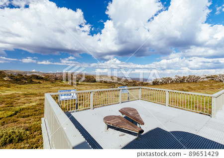 Wallace Hut near Falls Creek in Australia 89651429