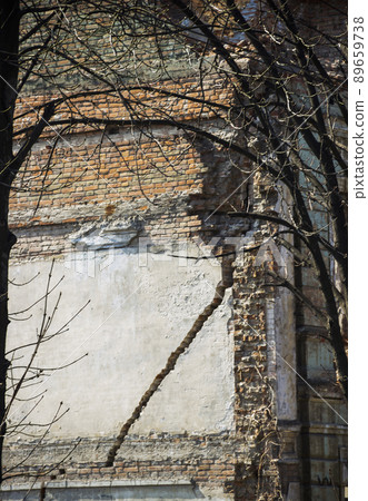 ruined old building 89659738