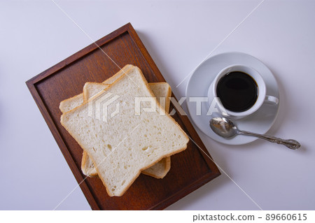 Bread and coffee tea time Bread and coffee tea time 89660615