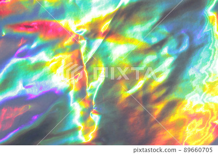 Colorful holographic background. Modern foil, futuristic blurred template. Neon pastel, hologram and rainbow colors. Colorful holographic background. Modern foil, futuristic blurred template. Neon pastel, hologram and rainbow colors. 89660705