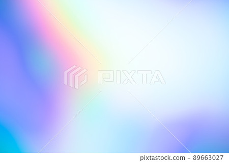 Blue rainbow color fairy tale image (background material) 89663027