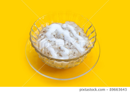 Sweet millet with coconut milk Sweet millet with coconut milk 89663643