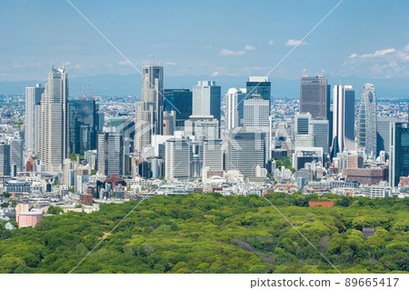 Shinjuku skyscraper 89665417