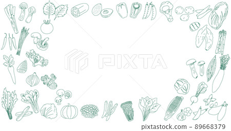 蔬菜 食品 矢量 89668379