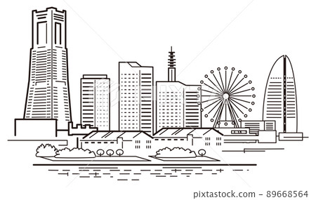 Big city of Japan-Yokohama 89668564