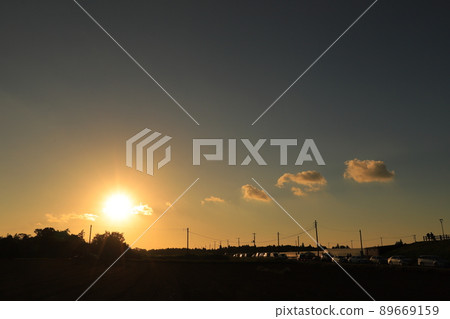 Sunset sky Sunset sky 89669159