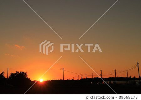 Sunset sky Sunset sky 89669178