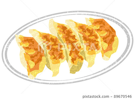 餃子手繪風格 89670546