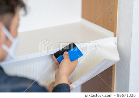 Remodeling DIY printing decorative film construction Dyknock sheet 89671326