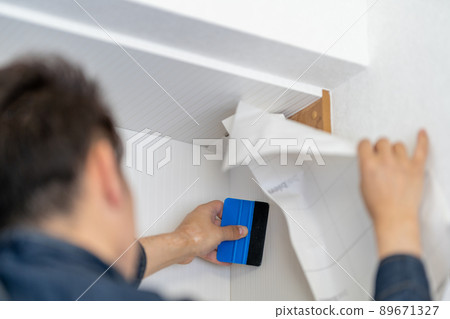 Remodeling DIY printing decorative film construction Dyknock sheet 89671327