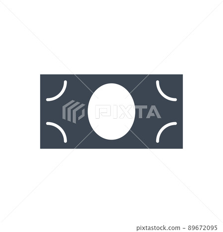 Dollar related vector glyph icon. - Stock Illustration [89672095] - PIXTA