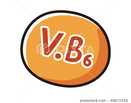 Image illustration of vitamin B6 Image illustration of vitamin B6 89672308