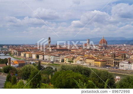 Duomo from Michelangelo Square (Italy - Florence) 89672998