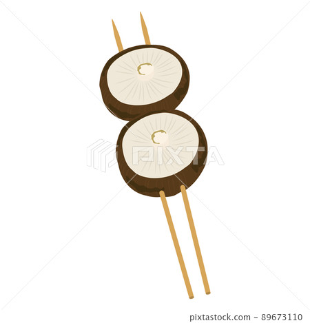 Yakitori (shiitake) - Stock Illustration [89673110] - PIXTA