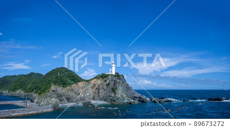 Panorama of the tip of Cape Sada and the lighthouse Panorama of the tip of Cape Sada and the lighthouse 89673272
