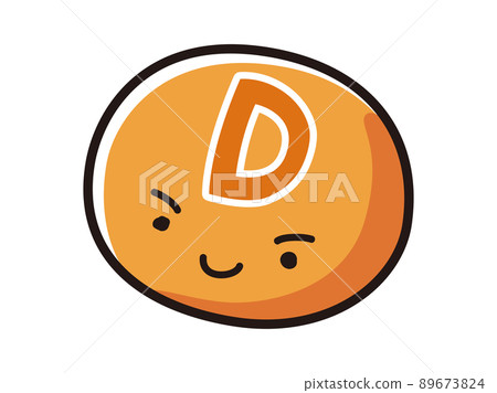 Vitamin D character illustration 89673824