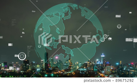 Global connection and the internet network alteration in smart city 89675292