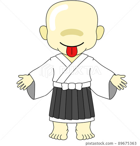 Illustration of Noppera-bo with his tongue out Illustration of Noppera-bo with his tongue out 89675363