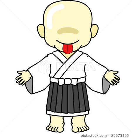 Illustration of Noppera-bo with his tongue out 89675365
