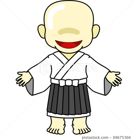 Illustration of laughing Noppera-bo 89675366